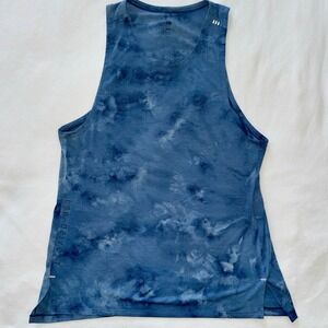 Lululemon Men Always Agile Training Workout Tank Tie Dye Blue Large L98-021/LTT